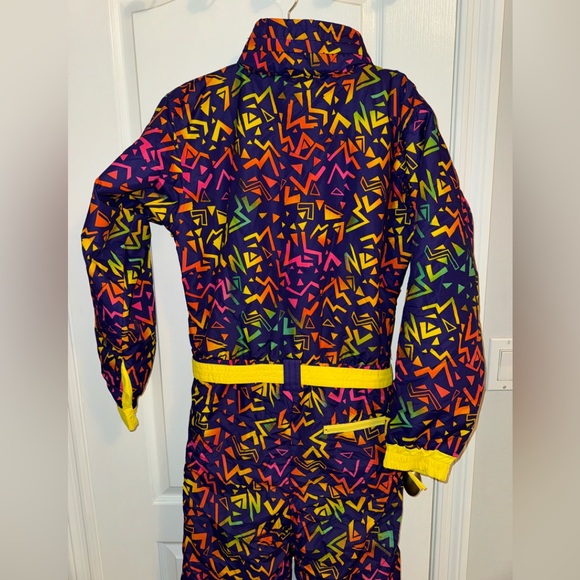 Tipsy Elves Totally 80s Design Ski Suit Adult Size Small - Picture 6 of 16